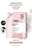 Loreal Professionnel Vitamino Color Boyalı Saçlar için Renk Koruyucu Şampuan Refill 500ml thumbnail 1