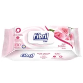 Fibril Islak Havlu Mendil 100 Yaprak Gül Plastik Kapaklı Tekli Pk - 2