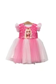 Baskılı Barbie Kız Elbise 2/8 yaş - 1