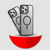 İphone 16 Plus Pc65 Elevate Magsafe Şarj Özellikli Anti Shock Darbelere Karşı Dayanıklı Kapak - 5