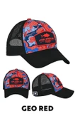 Fujin Pro Angler GEO Red Balıkçı Şapkası - 1