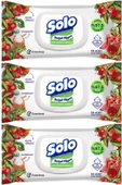 Solo Islak Havlu Mendil 50 Yaprak Elma Sirkesi & Karbonat (12 Li Set) (4PK*3) 600 Yaprak thumbnail 2