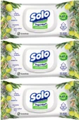 Solo Islak Havlu Mendil 50 Yaprak Limon & Biberiye-Elma Sirkesi & Karbonat (24 Lü Karma Set) - 2