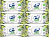 Solo Islak Havlu Mendil 50 Yaprak Limon & Biberiye (6 Lı Set) (2PK*3) 300 Yaprak thumbnail 1