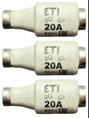 (3 Adet) 20 Amper Seramik Sigorta ETI - 1