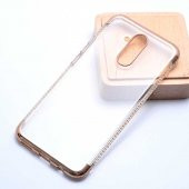 Huawei Mate 20 Lite Kılıf Zore Tek Sıra Taşlı Kapak - 7