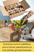 Yuvarlak Bambu Saplı Mini Süpürge Faraş Seti Masaüstü Süpürme Kürek Fırçalı Klavye Temizleme Küçük - 5