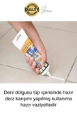Premium Fayans Arası Bej Hazır Derz Dolgu Gaga Uç Tüp Mermer Mutfak Banyo Zemin Duvar Onarıcı - 3