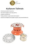 Özel Üretim Jel Yakıtlı Isıtıcı Osmanlı Ocağı Ev İş Yazlık Piknik Kamp Tipi Kolay Taşınabilir Ocak - 5