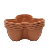 Omnipazar SO-PKS3 Pamukkale Dekoratif Saksı Çilek Saksı 4'lü Set 12.5 Litre Kiremit No 3 thumbnail 2