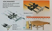 Kanca Ahşap Saplı Ağaç Mengenesi 50 mm - 2