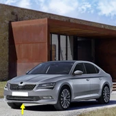Skoda Superb 2015-2019 Ön Tampon Alt Orta Plastik Rüzgarlık 3V0807061 - 1