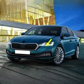 Skoda Octavia 4 2020-2024 Sol Ön Far Yıkama Kapağı 5E3955109 - 1