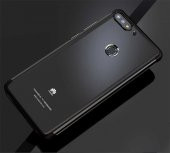 Huawei Y7 2018 Kılıf Zore Dört Köşeli Lazer Silikon Kapak - 1