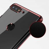 Huawei Y7 2018 Kılıf Zore Dört Köşeli Lazer Silikon Kapak - 4