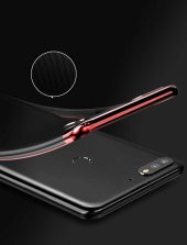 Huawei Y7 2018 Kılıf Zore Dört Köşeli Lazer Silikon Kapak - 7