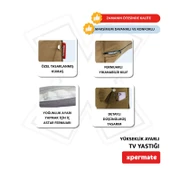 XPERMATE Tv Yastığı Bel Destek Yastığı Sırt Yastığı Boyun Destekli Yastık Ameliyat Sonrası Yastık Kahverengi - 4