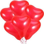 BALON LATEKS 12'' KIRMIZI KALP 10'LU - 1