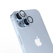 iPhone 15 Plus CL-15 Parmak İzi Bırakmayan Anti-Reflective Kamera Lens Koruyucu - 1