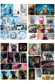 Hayvanlar Alemi 358 ADET 32 Sayfa Sevimli Stickerlar thumbnail 4
