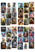 Yabaniler Serisi 180 ADET 16 Sayfa Sticker Karışık Sevimli Hayvanlar thumbnail 4