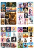 Hayvanlar Alemi 358 ADET 32 Sayfa Sevimli Stickerlar thumbnail 3