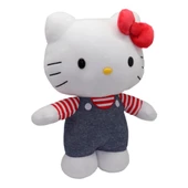 Hello Kitty Pelüş 30 Cm Blue Denim Overall - 3