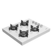 Altus AL 89 GW Beyaz Cam Set Üstü Ocak - 2
