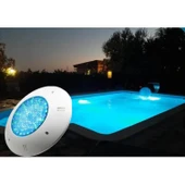 3 Adet 32 Watt 12 Volt Led Turkuaz Sıva Üstü Havuz Lambası Tenda vicem - 1