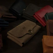 Çıtçıtlı Deri Kartlık: İnce, Şık ve Fonksiyonel Cüzdan - 3