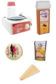 Kartuşlu Ağda Seti - 1+1 Sir Ağda Makinesi,naturel Kartuş Ve Boncuk Ağda, Epilady Ağda Bezi - 1