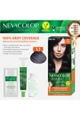Nevacolor Natural Colors 1.1 Mavi Siyah - Kalıcı Krem Saç Boyası Seti - 2