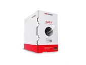 Hikvision DS-1LN6UZC0 24AWG 0.50mm Saf Bakır U/UTP 305mt CAT6 Kablo (Gri) - 1