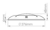 32 Watt 12 Volt Tenda Led Turkuaz Sıva Üstü Havuz Lambası 32w 12v - 3