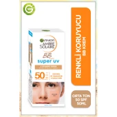Garnier Ambre Solaire Renkli Koruyucu BB Krem - Orta Ton 50SPF 50 ml - 1