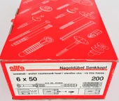 Dubelli Çivi 6 x 50 (Kutu Içinde 200 Adet Bulunmaktadır.) - 2