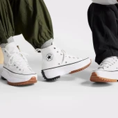 Converse Run Star Hike Unisex Beyaz Platform Sneaker 166799C - 6