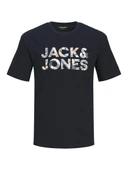 Jack Jones Ebran Logo Erkek Tişört 12268127 - 1