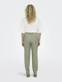 Only Caro Poptrash Kadın Keten Pantolon 15278710 - 4