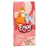 Enjoy Somonlu Kısırlaştırılmış Yetişkin Kedi Maması 10 kg - 1