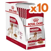 Royal Canin Medium Adult Yetişkin Köpek Yaş Maması 140 gr x 10 Adet - 1