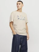 Jack Jones Ebran Logo Erkek Tişört 12268127 - 4