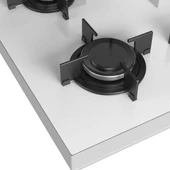 Altus AL 89 GWD 4 Gözü Gazlı Camlı Setüstü Ocak Beyaz (Doğalgazlı) - 2