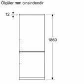 Bosch KGP86FIC0N Kombi No Frost Buzdolabı - 6