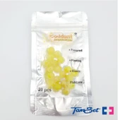 TAMSET 10mm Mısır Aromalı Silikon Boncuk Sarı 20 ad - 3