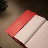 Hakiki Gerçek Deri Ajanda Kabı Organizer Kılıfı - 5