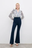 Puantiye Dokulu Bodysuit - Mavi - 5