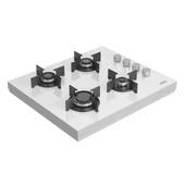 Altus AL 89 GW 4 Gözü Gazlı Camlı Setüstü Ocak Beyaz (LPG) - 1