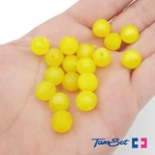 TAMSET 10mm Mısır Aromalı Silikon Boncuk Sarı 20 ad - 5