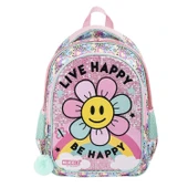 Muggle 2 Bölmeli Live Happy Okul + Termoslu Beslenme Çantası - 2